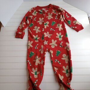 Boys Carter's Christmas Fleece Footed Sleeper, 4T